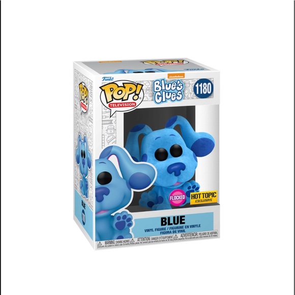 Funko Pop Blue From Blues Clues Flocked 